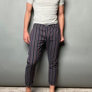 Top man stripped pants